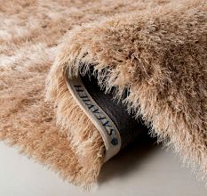 Modern Sand Shaggy Home Rug